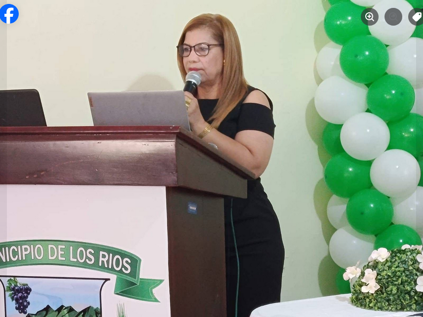 Alcaldesa Martha Cuevas rinde cuentas habiendo agotado su segundo año de gestión municipal; ante un nutrido público
